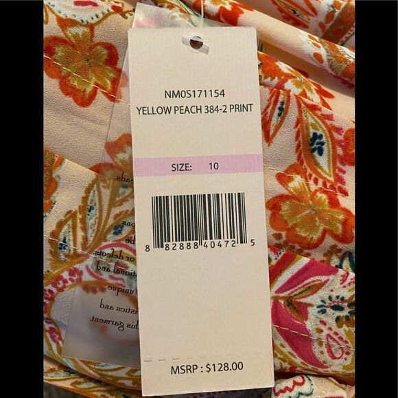 Nanette Lepore Sleeveless Collared V-neck Front Buttoned Midi Dress‎ - Picture 4 of 4